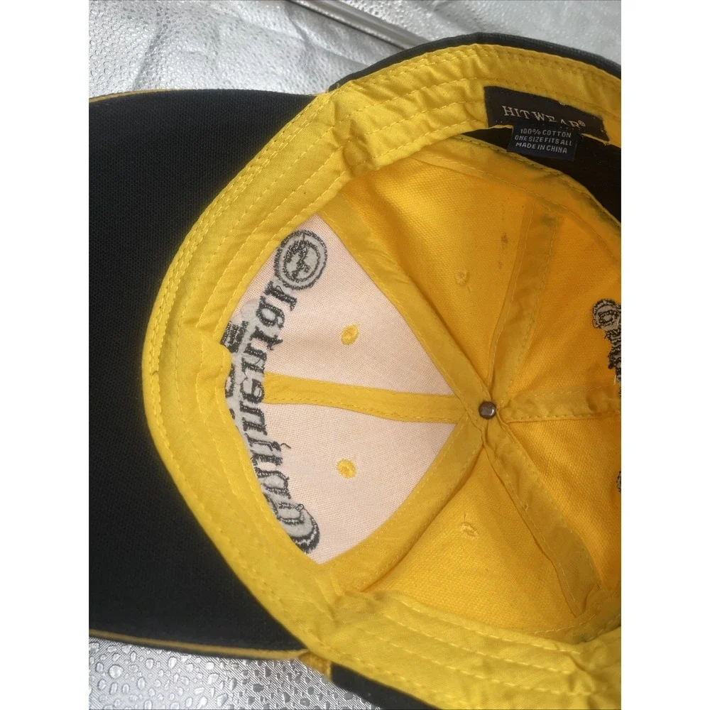 Continental Tire Baseball Cap Embroidered Yellow Black Adjustable Racing Cars